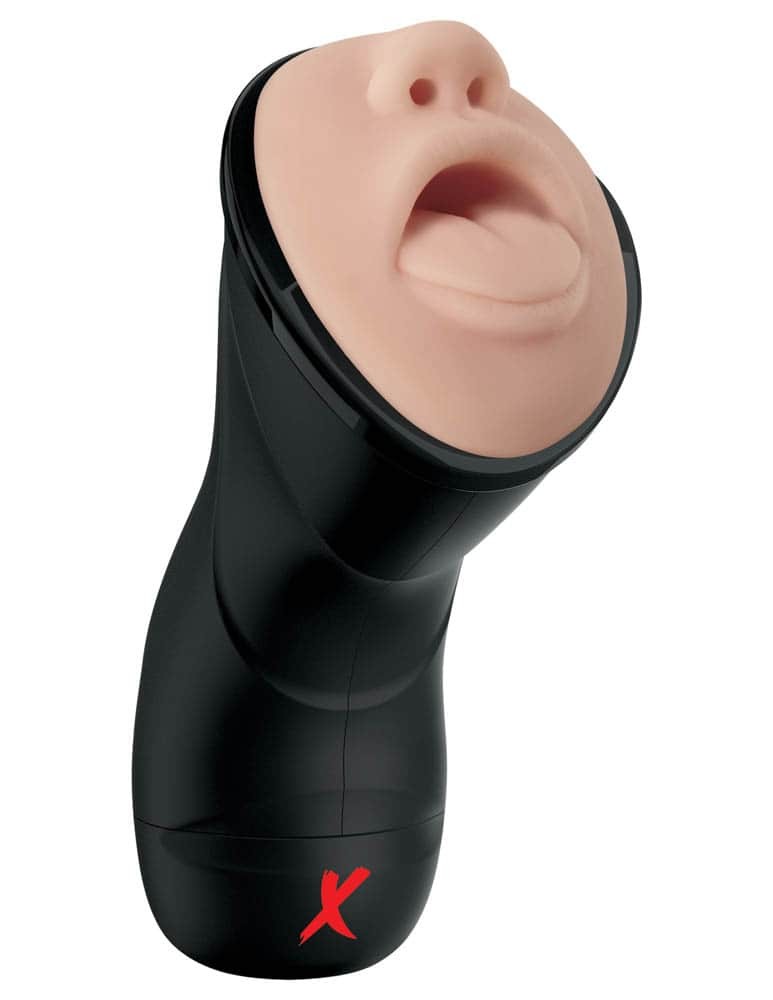 Deep Throat Vibrating Stroker Light/Black | ViPstore.hu - Erotika webáruház #2 - EAN 603912744415 | SKU PIPE0RD507