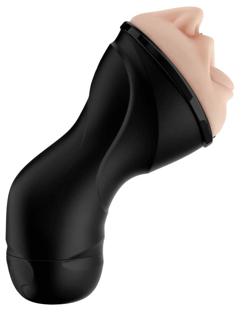 Deep Throat Vibrating Stroker Light/Black | ViPstore.hu - Erotika webáruház #3 - EAN 603912744415 | SKU PIPE0RD507