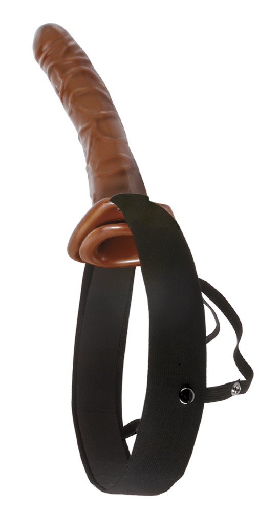 10" Chocolate Dream Hollow Strap-On Brown/Black | ViPstore.hu - Erotika webáruház #2 - EAN 603912266351 | SKU PIPE394800