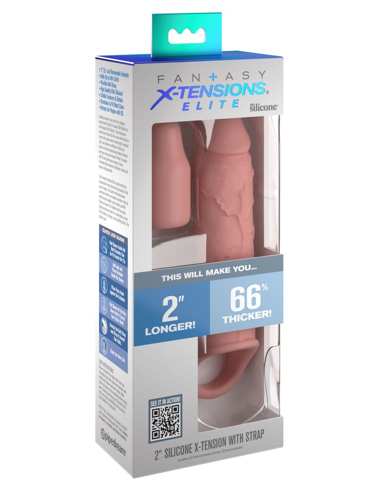 6" Extension with Strap Light | ViPstore.hu - Erotika webáruház #1 - EAN 603912772593 | SKU PIPE415021