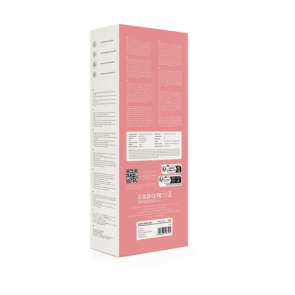 Mora Neo Peach Pink | ViPstore.hu - Erotika webáruház #3 - EAN 6959633103494 | SKU SVAKOM0209