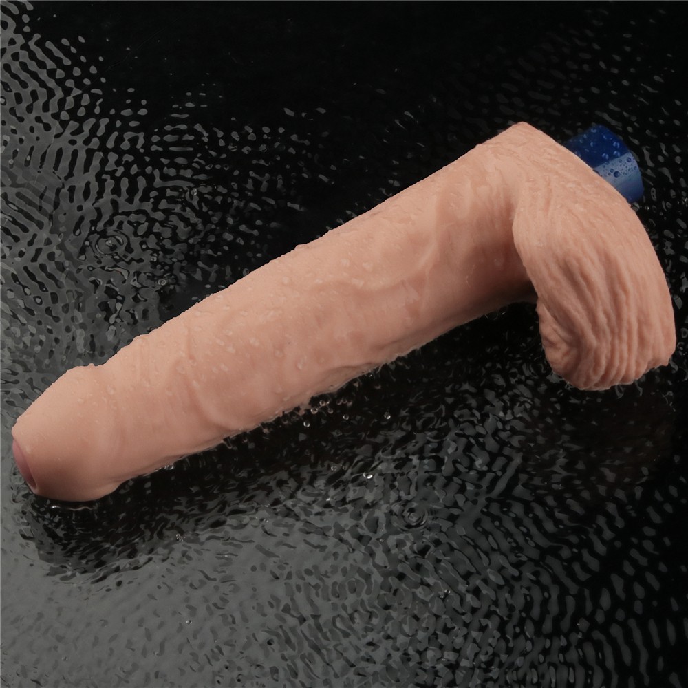 9" REAL SOFTEE Rechargeable Vibrating Dildo (Flesh) | ViPstore.hu - Erotika webáruház #3 - EAN 6942063401391 | SKU LVTOY00776