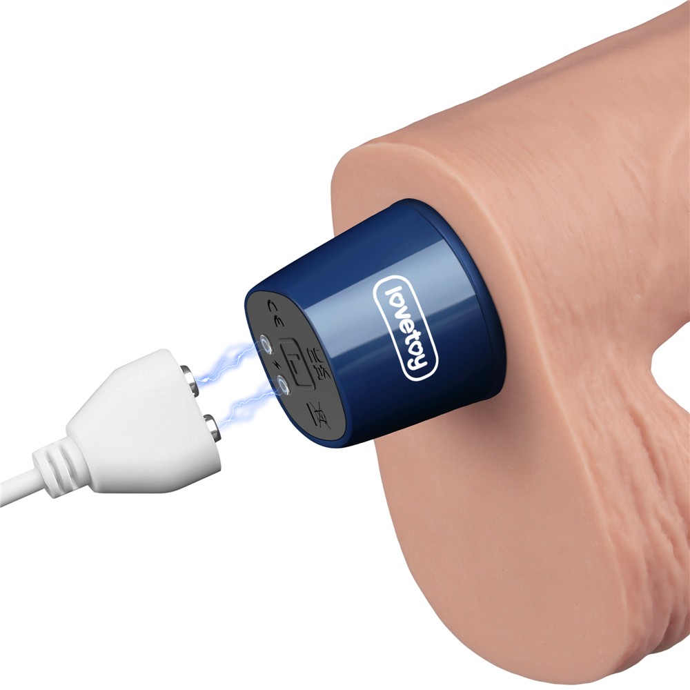 9" REAL SOFTEE Rechargeable Vibrating Dildo (Flesh) | ViPstore.hu - Erotika webáruház #5 - EAN 6942063401391 | SKU LVTOY00776