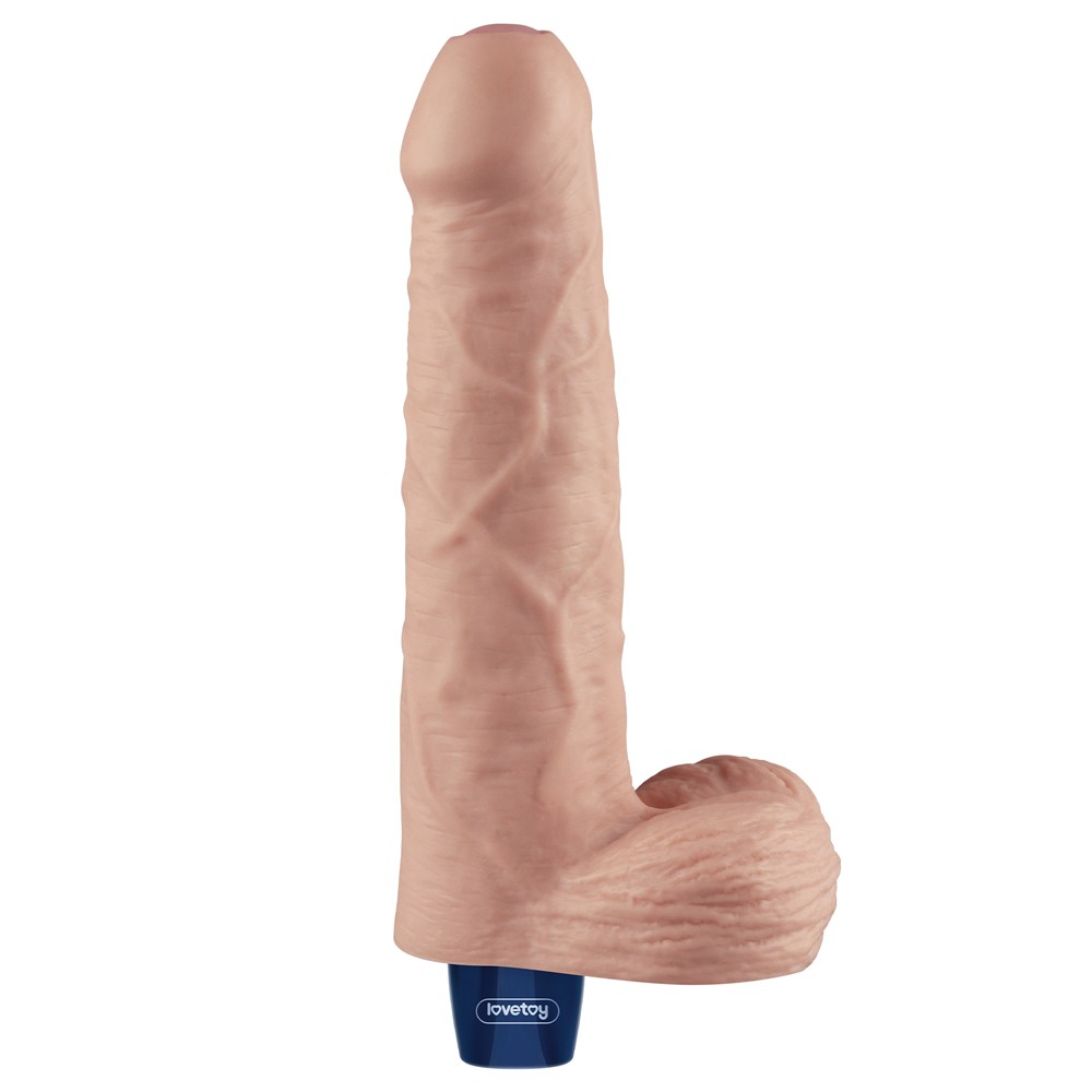 9" REAL SOFTEE Rechargeable Vibrating Dildo (Flesh) | ViPstore.hu - Erotika webáruház #8 - EAN 6942063401391 | SKU LVTOY00776