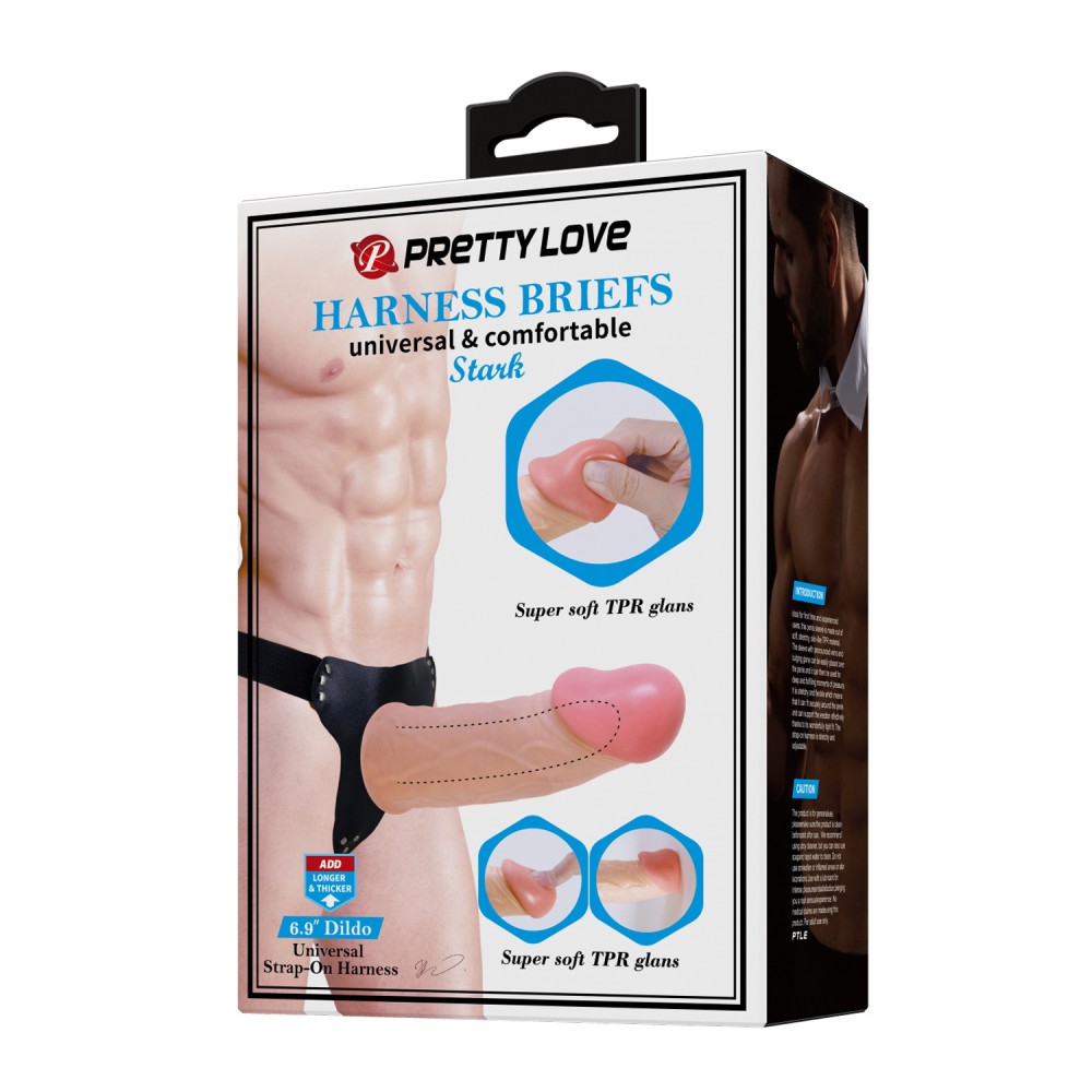 Pretty Love Stark Harness Briefs Flesh | ViPstore.hu - Erotika webáruház #1 - EAN 6959532329414 | SKU DEBRA01802