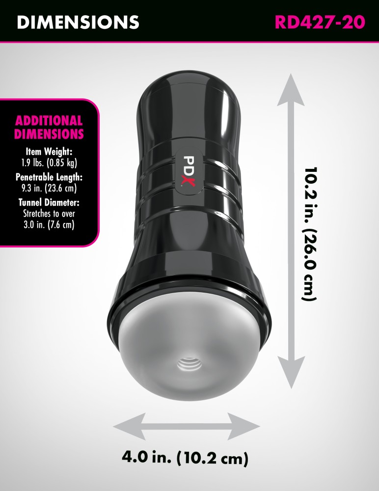 PDX Extreme - Wet Stroker - Super Slide & Glide XXL - Frosted | ViPstore.hu - Erotika webáruház #6 - EAN 603912775990 | SKU PIPERD42720