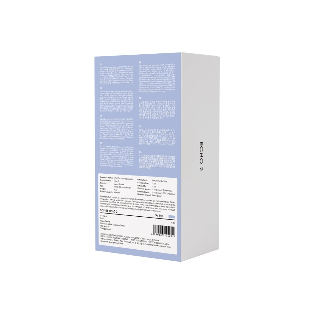 Echo 2 Sky Blue | ViPstore.hu - Erotika webáruház #7 - EAN 6959633105252 | SKU SVAKOM0221