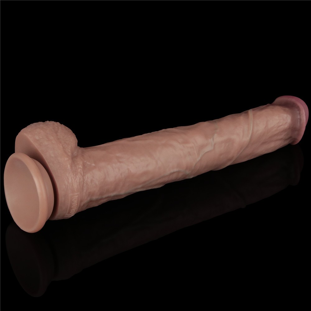 14.5'' Dual Layered Bendable Silicone Cock XXL(Flesh) | ViPstore.hu - Erotika webáruház #7 - EAN 6942063401940 | SKU LVTOY00796