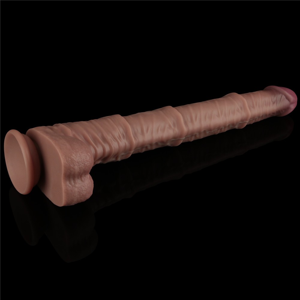 16'' Dual Layered Bendable Silicone Cock XXL(Flesh) | ViPstore.hu - Erotika webáruház #6 - EAN 6942063401957 | SKU LVTOY00797