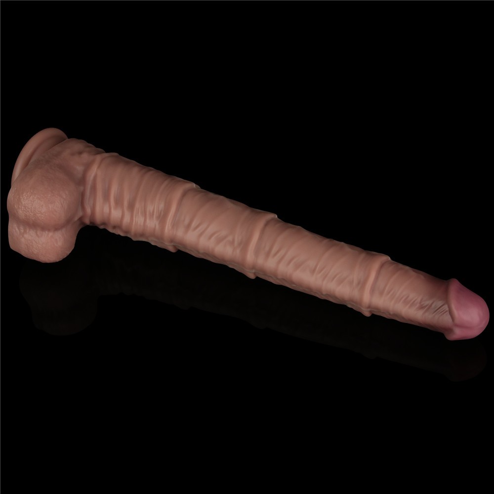 16'' Dual Layered Bendable Silicone Cock XXL(Flesh) | ViPstore.hu - Erotika webáruház #7 - EAN 6942063401957 | SKU LVTOY00797