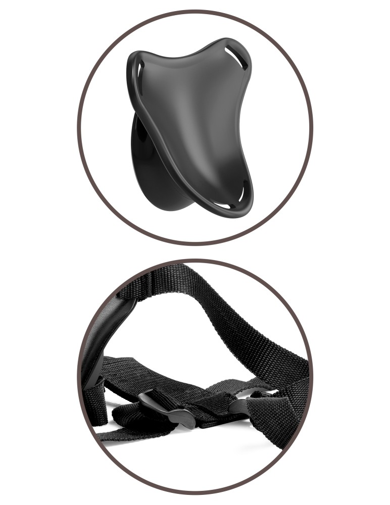 Beginner's Silicone Body Dock Kit Black / Black | ViPstore.hu - Erotika webáruház #10 - EAN 603912771244 | SKU PIPE578221