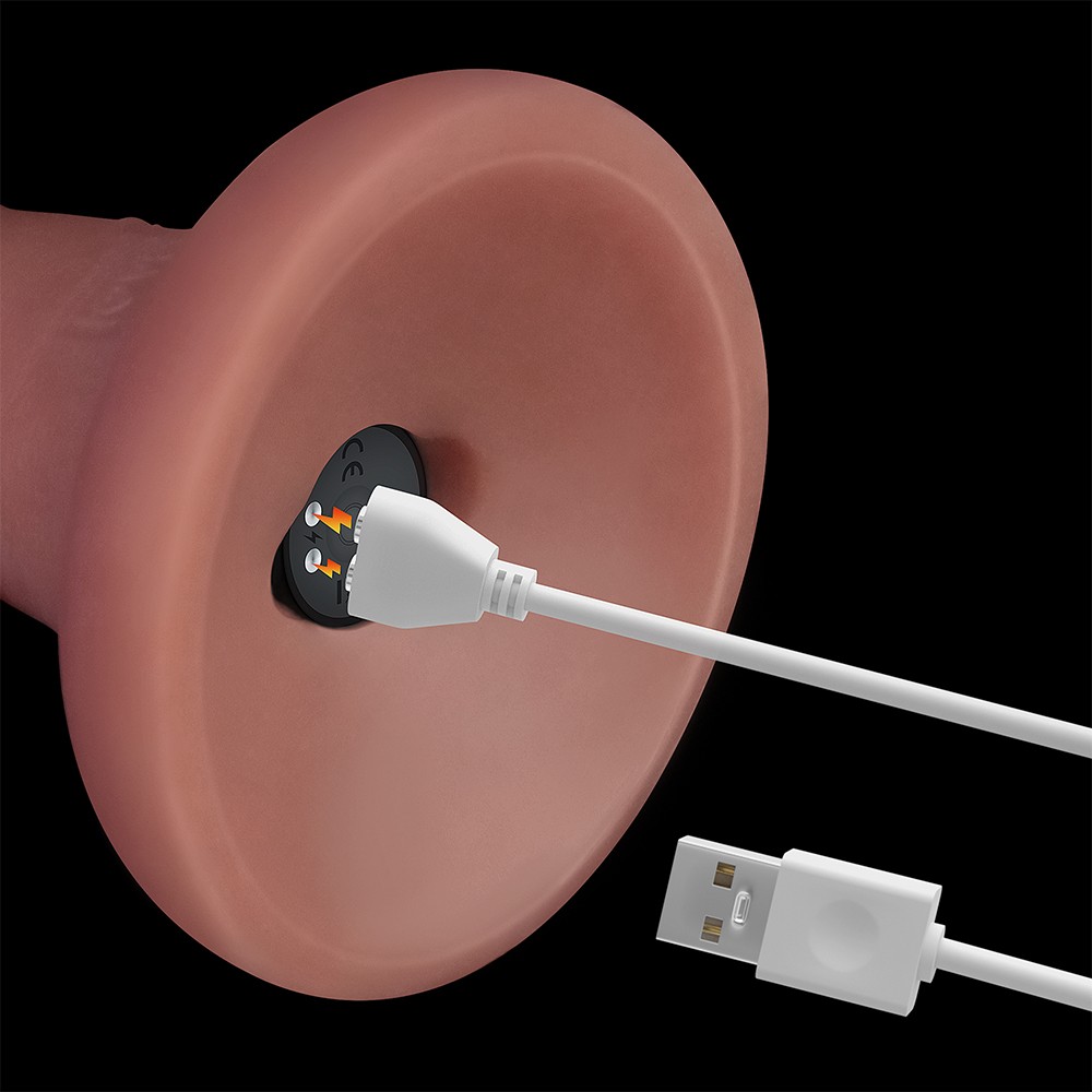 6'' Vibrating Dual Density Power Cock | ViPstore.hu - Erotika webáruház #7 - EAN 6942063402343 | SKU LVTOY00798
