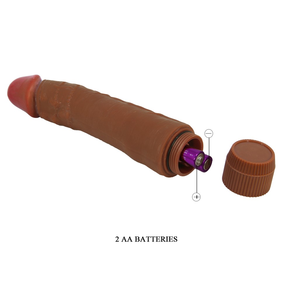 Barbara Dybbuk Realistic Multi-Speed Vibrator 9,5 " Brown - Image 2