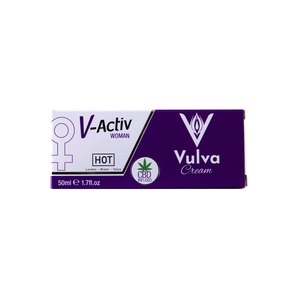 HOT Vulva Cream with CBD 50 ml | ViPstore.hu - Erotika webáruház #1 - EAN 4042342007022 | SKU HOT0044541