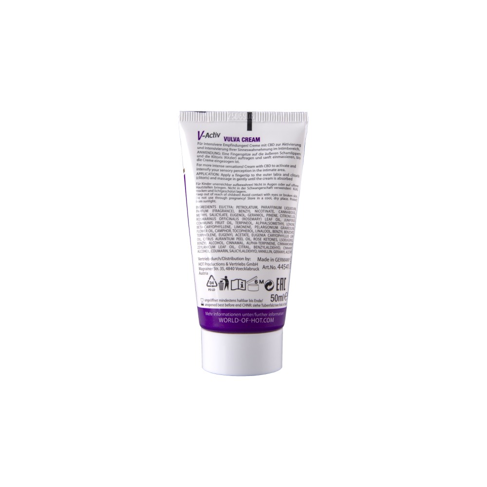 HOT Vulva Cream with CBD 50 ml | ViPstore.hu - Erotika webáruház #6 - EAN 4042342007022 | SKU HOT0044541