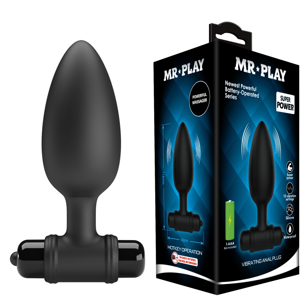 Mr. Play Vibrating Anal Plug VI | ViPstore.hu - Erotika webáruház #2 - EAN 6959532337983 | SKU DEBRA01924