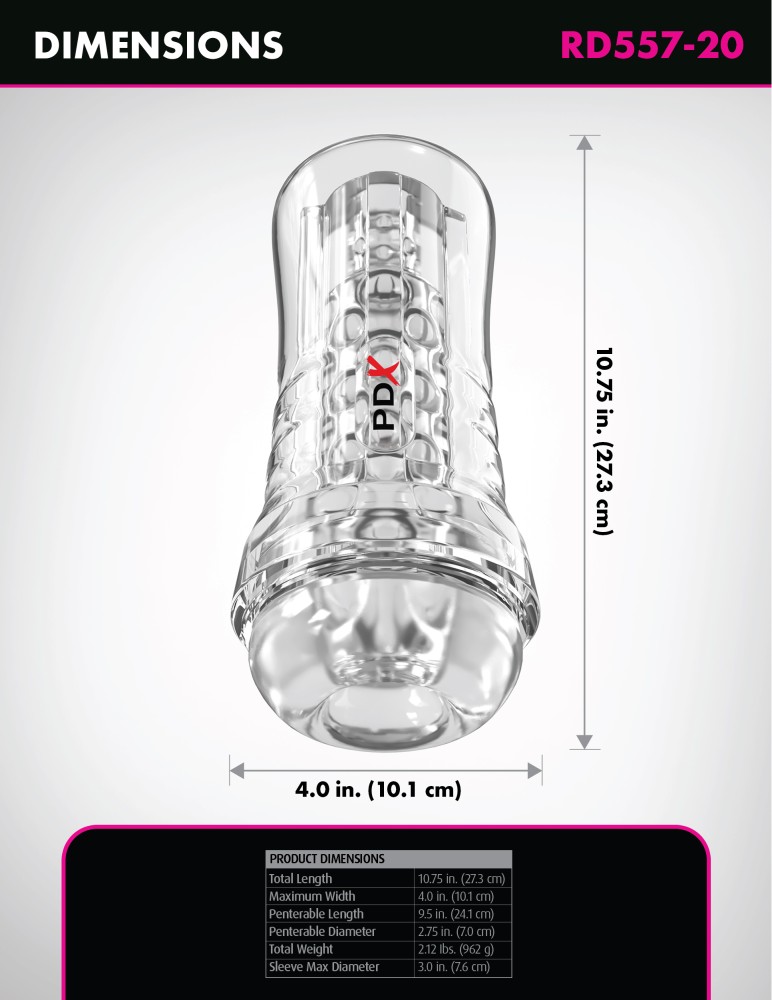 ViewTube See-Thru EZ-Grip Stroker | ViPstore.hu - Erotika webáruház #6 - EAN 603912777666 | SKU PIPERD55720