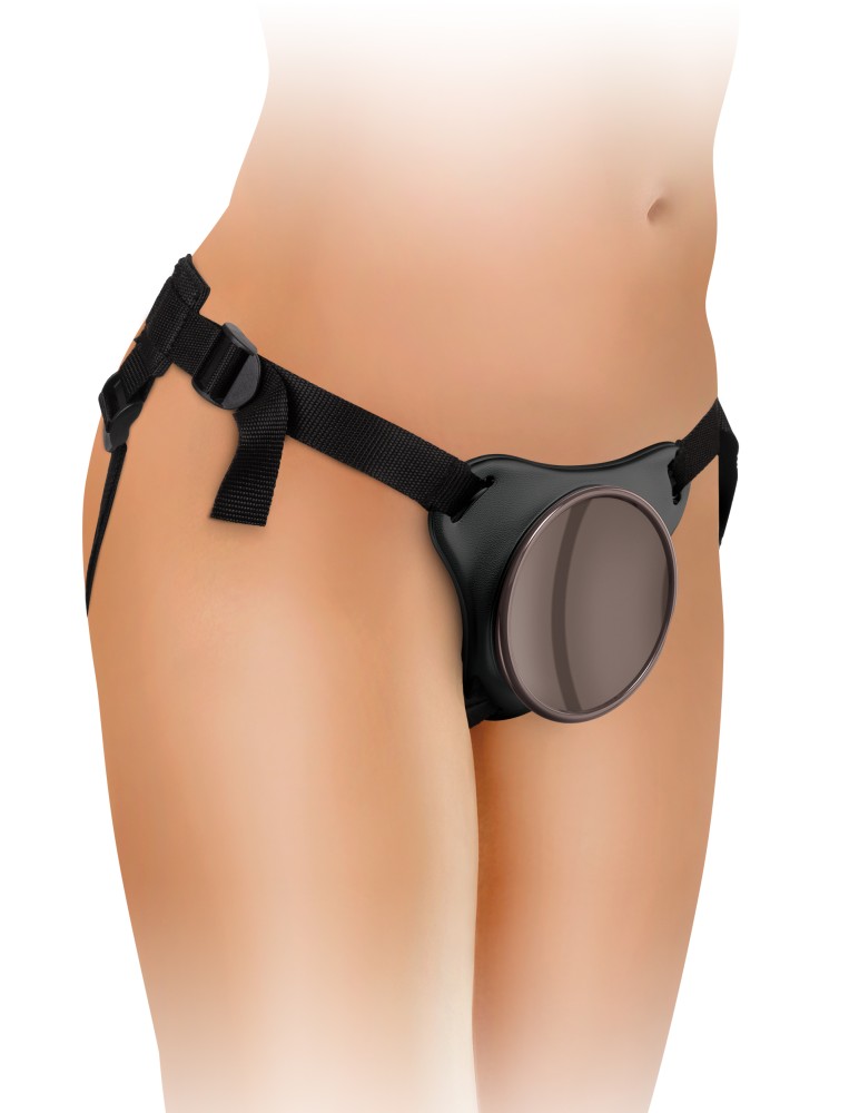 Comfy Body Dock Strap-On Harness Black/ Dark Brown | ViPstore.hu - Erotika webáruház #3 - EAN 603912771527 | SKU PIPEBD10229