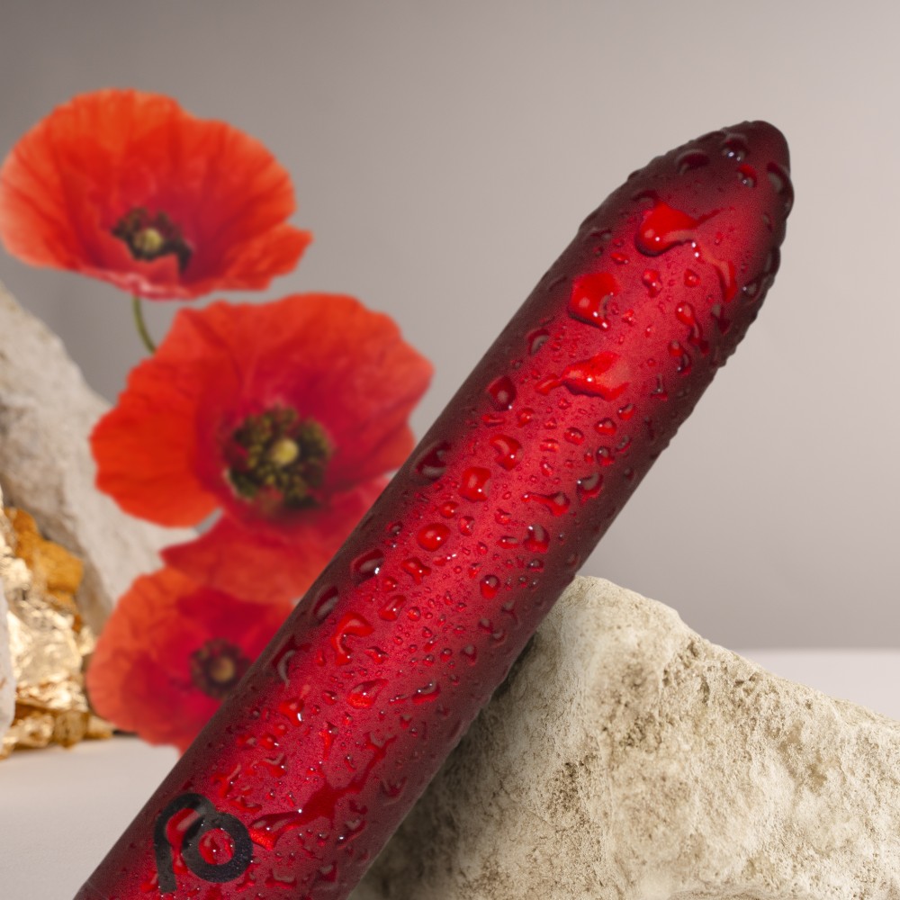 RO 90 Rechargeable bullet - Poppy Red | ViPstore.hu - Erotika webáruház #5 - EAN 811041015836 | SKU ROCKS00471