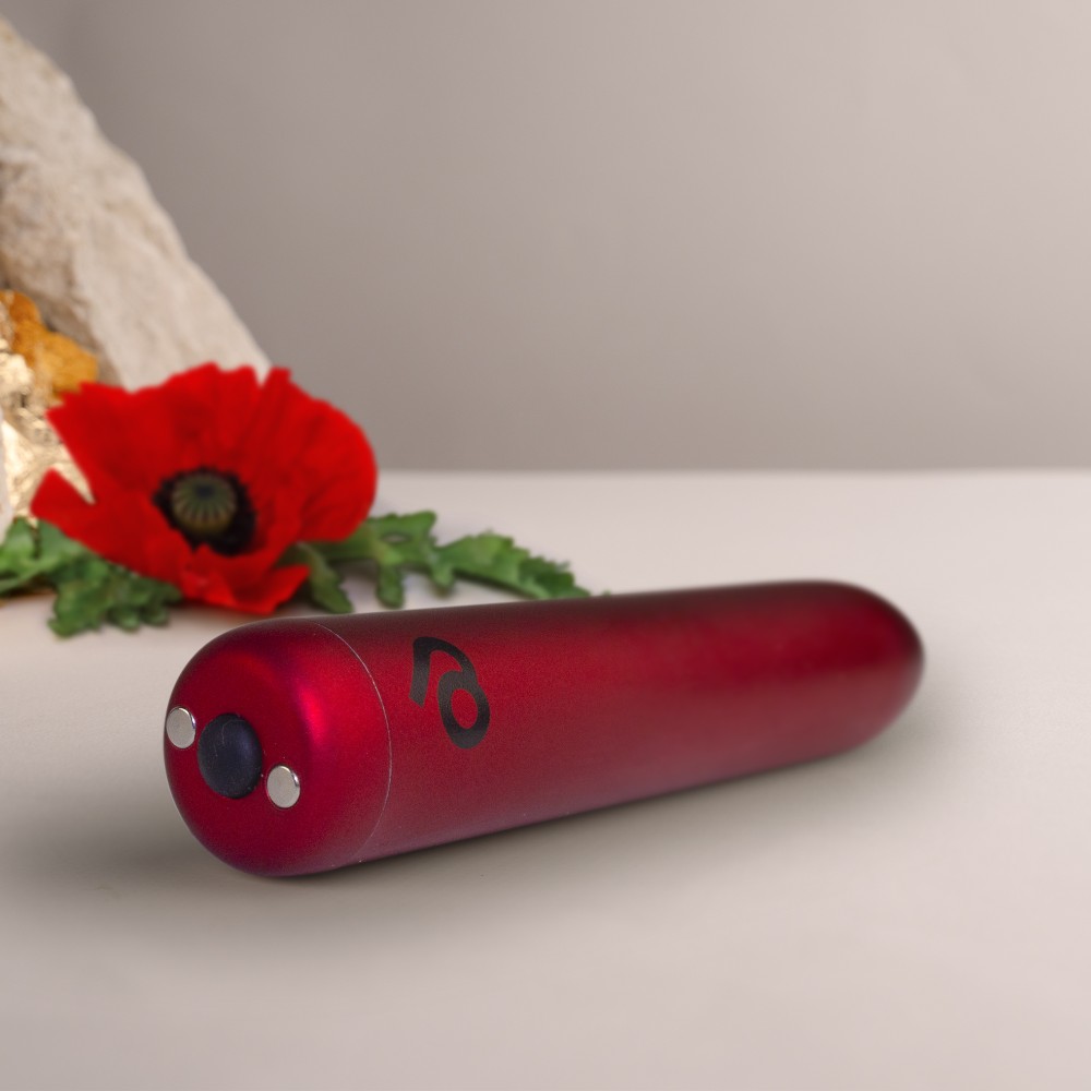 RO 90 Rechargeable bullet - Poppy Red | ViPstore.hu - Erotika webáruház #6 - EAN 811041015836 | SKU ROCKS00471