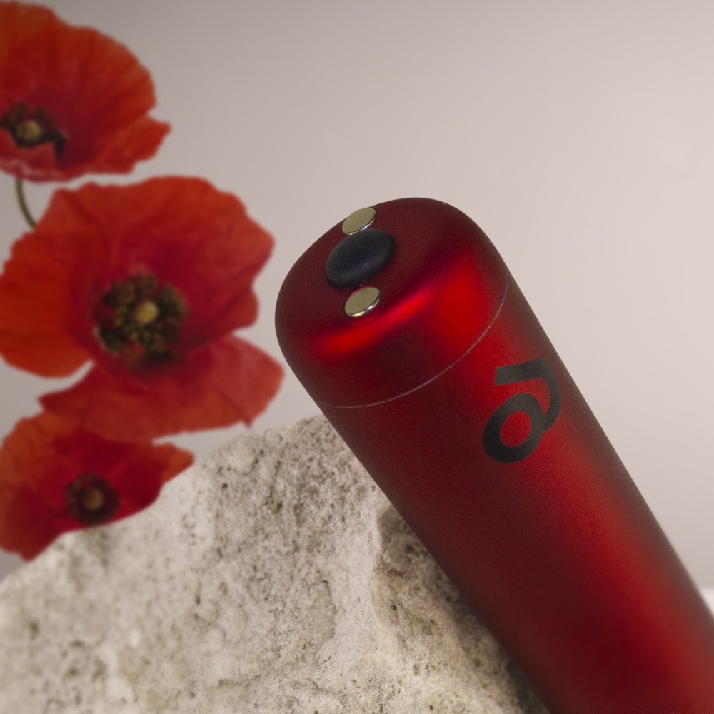 RO 90 Rechargeable bullet - Poppy Red | ViPstore.hu - Erotika webáruház #7 - EAN 811041015836 | SKU ROCKS00471