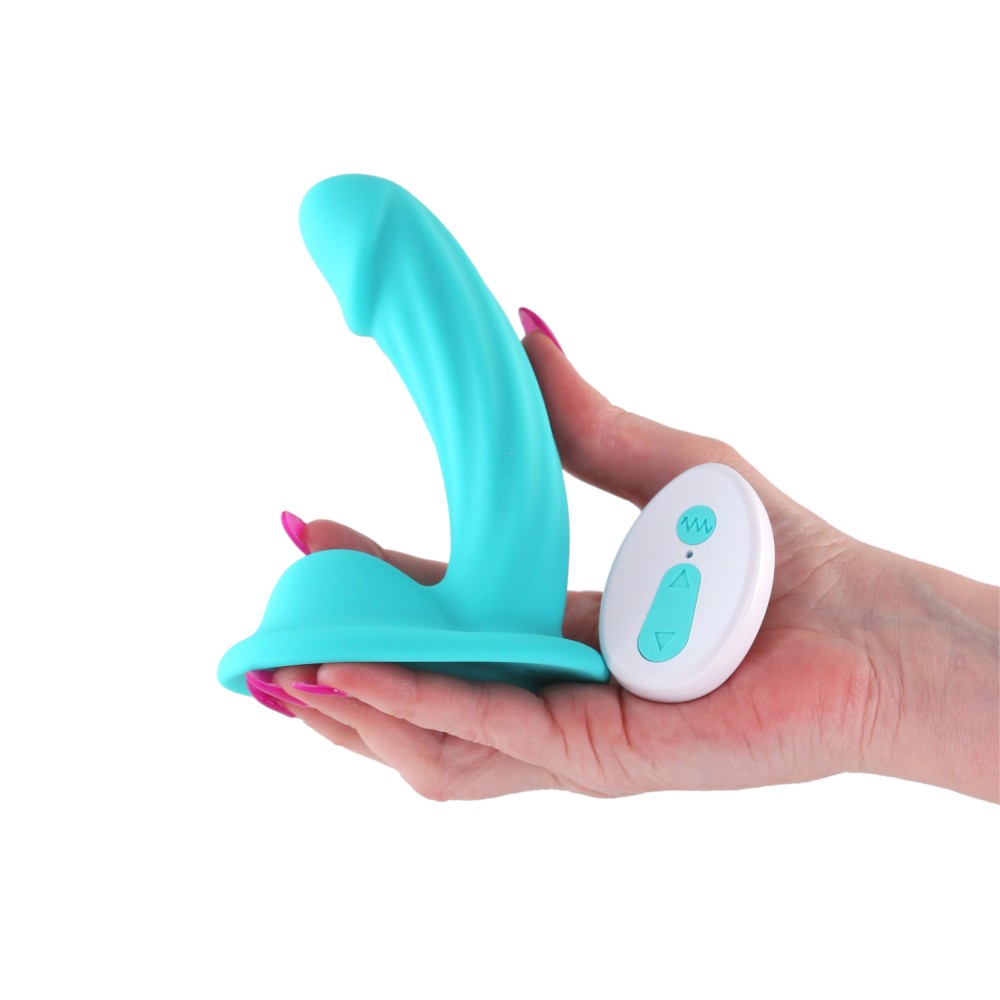 Colours - Curve - Vibrating - 5" Dildo - Teal | ViPstore.hu - Erotika webáruház #2 - EAN 657447111068 | SKU NSTOYS1235