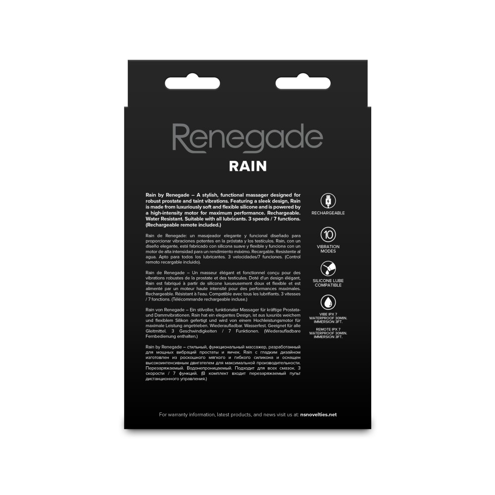 Renegade - Rain - Black | ViPstore.hu - Erotika webáruház #3 - EAN 657447111457 | SKU NSTOYS1269