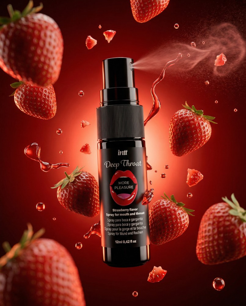 DEEP THROAT SPRAY 12ML - STRAWBERRY | ViPstore.hu - Erotika webáruház #2 - EAN 5600781416530 | SKU INTT000066