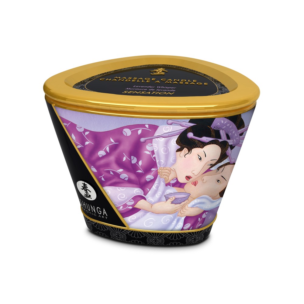 Massage candle - lavender - 170 ml | ViPstore.hu - Erotika webáruház #4 - EAN 697309045063 | SKU SHUNGA0259