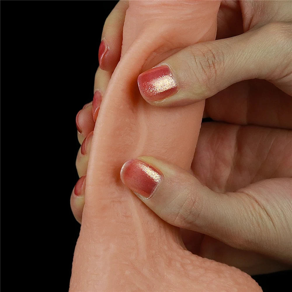 7'' Sliding Skin Dual Layer Dong | ViPstore.hu - Erotika webáruház #10 - EAN 6970260906333 | SKU LVTOY00289