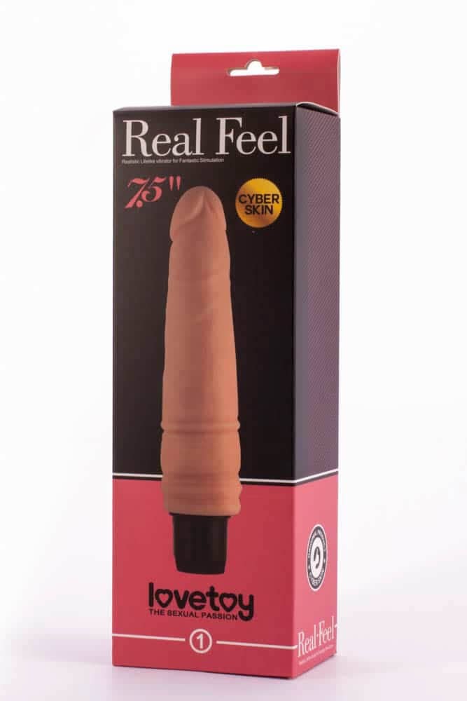 7.5" Real Feel Cyberskin Vibrator | ViPstore.hu - Erotika webáruház #2 - EAN 6970260901659 | SKU LVTOY00017