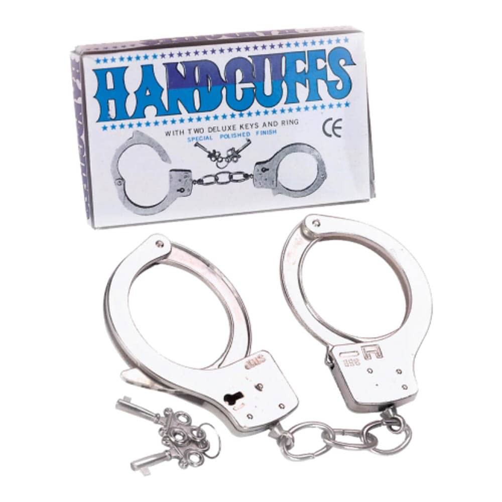 Large Metal Handcuffs With Keys | ViPstore.hu - Erotika webáruház #1 - EAN 6946689003779 | SKU SEVCR00047