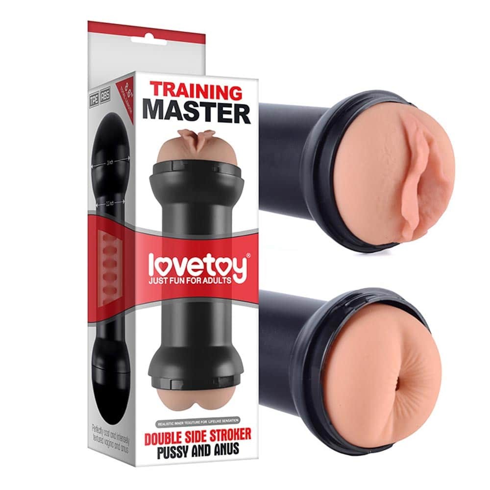 Training Master Double Side Stroker Pussy and Anus Flesh | ViPstore.hu - Erotika webáruház #1 - EAN 6970260906395 | SKU LVTOY00335