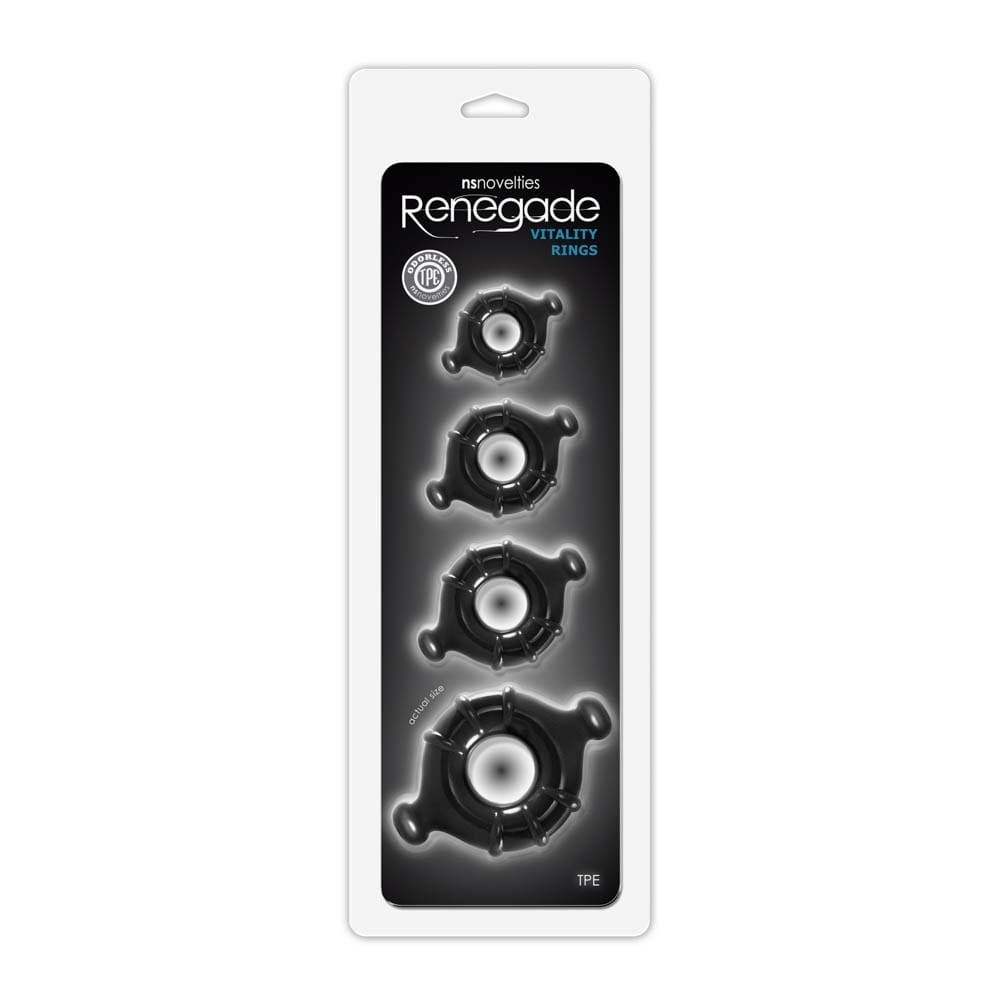 Renegade Vitality Rings Black | ViPstore.hu - Erotika webáruház #1 - EAN 657447097461 | SKU NSTOYS0580