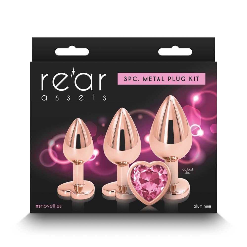Rear Assets - Trainer Kit - Rose Gold - Pink Heart | ViPstore.hu - Erotika webáruház #1 - EAN 657447105340 | SKU NSTOYS0970