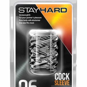 Stay Hard Cock Sleeve 06 Clear | ViPstore.hu - Erotika webáruház #1 - EAN 853858007109 | SKU BLUSH00225