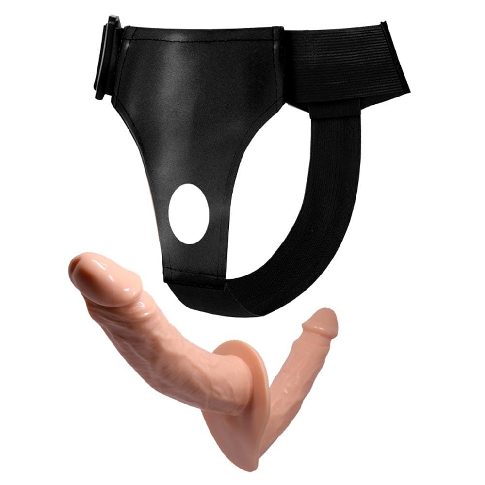 Wearable Harness Strap on Double Ended Realistic Dildo | ViPstore.hu - Erotika webáruház #4 - EAN 6959532327366 | SKU DEBRA01544