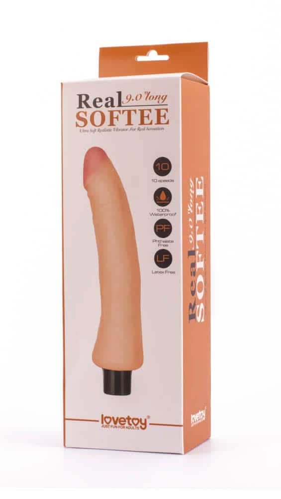 9" Real Softee Vibrating Dildo 5 | ViPstore.hu - Erotika webáruház #2 - EAN 6970260900348 | SKU LVTOY00015