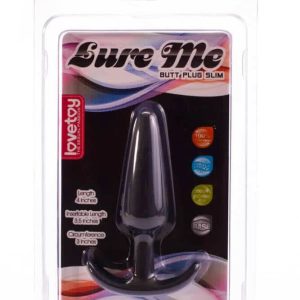LURE ME Classic Anal Plug S Black | ViPstore.hu - Erotika webáruház #1 - EAN 6970260901482 | SKU LVTOY00134