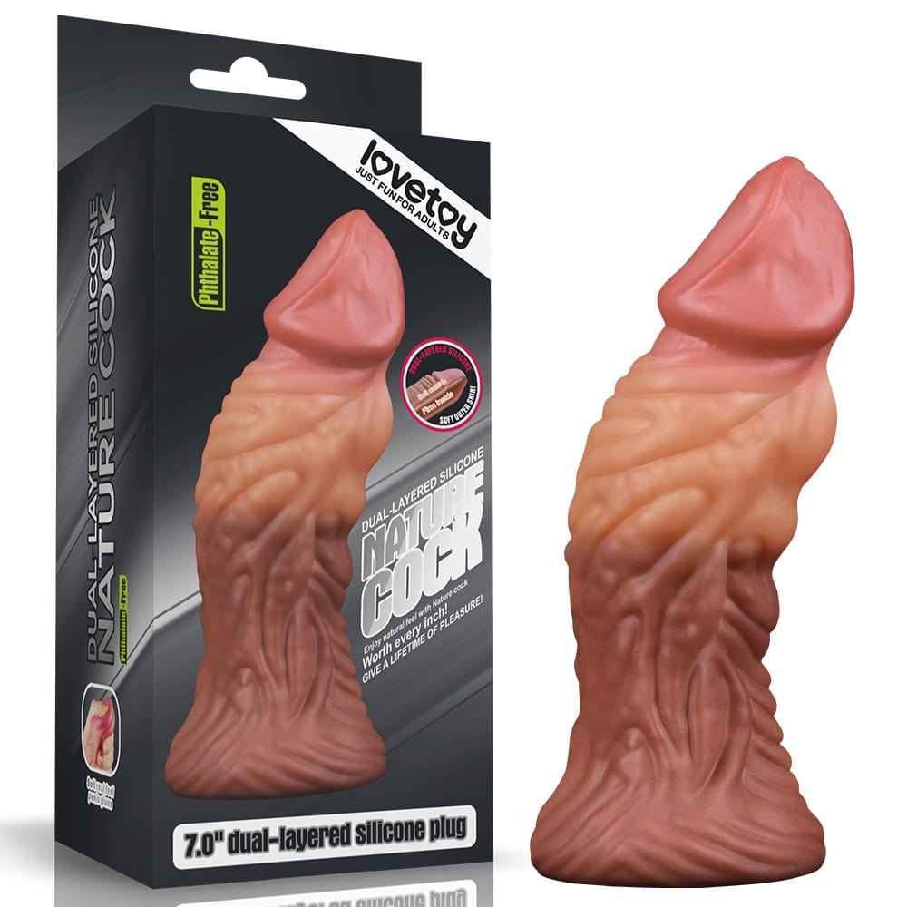 7.0'' Dual layered Platinum Silicone Plug | ViPstore.hu - Erotika webáruház #1 - EAN 6970260905633 | SKU LVTOY00497