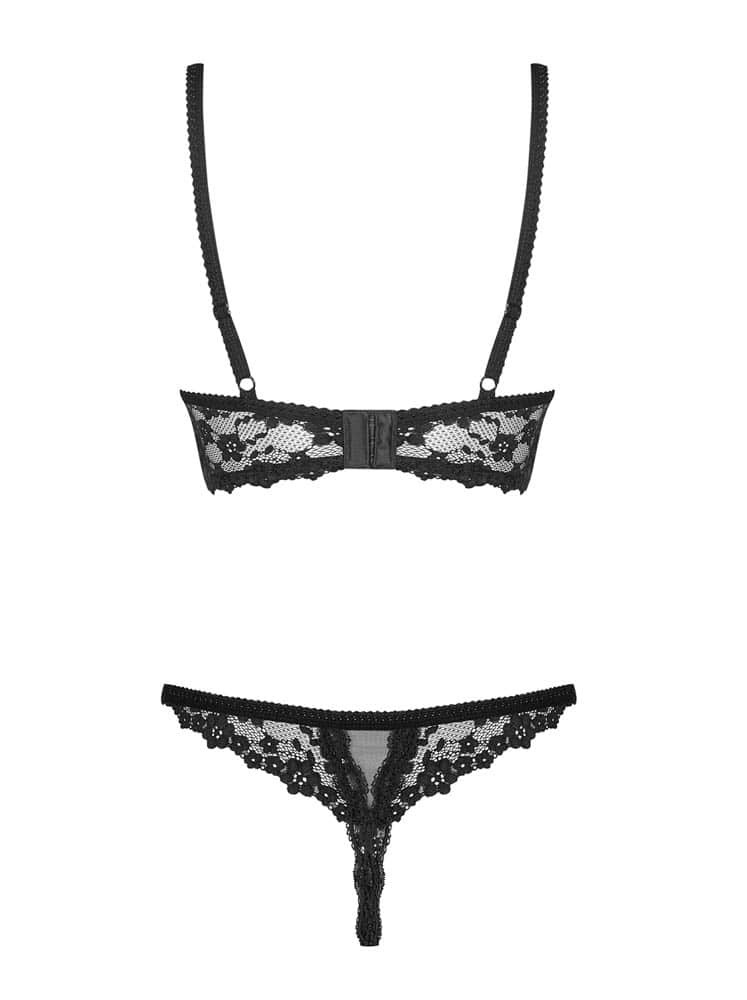 Letica 2 pcs cupless set black S/M | ViPstore.hu - Erotika webáruház #6 - EAN 5901688223918 | SKU OBSES01162