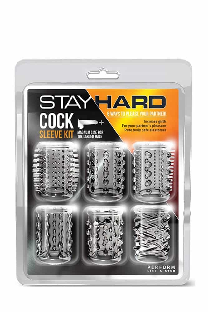 Stay Hard Cock Sleeve Kit Clear | ViPstore.hu - Erotika webáruház #1 - EAN 853858007284 | SKU BLUSH00226
