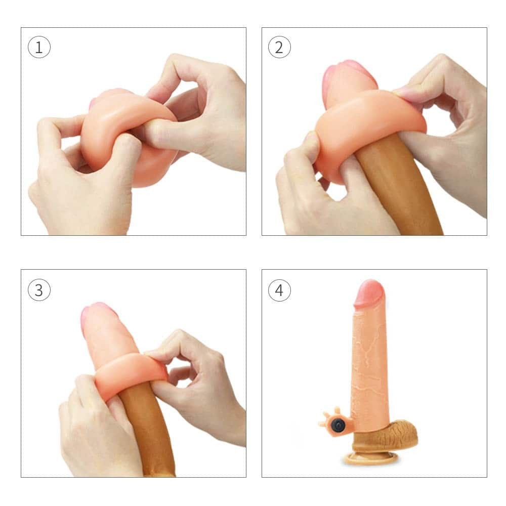 Add 2" Vibrating Silicone Extender | ViPstore.hu - Erotika webáruház #5 - EAN 6970260907101 | SKU LVTOY00422