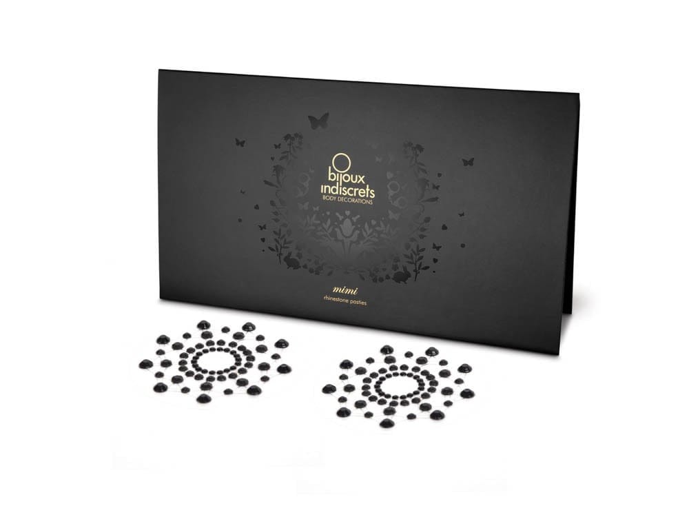 Mimi - black nipple covers | ViPstore.hu - Erotika webáruház #1 - EAN 8437008001074 | SKU BIJOUX0053