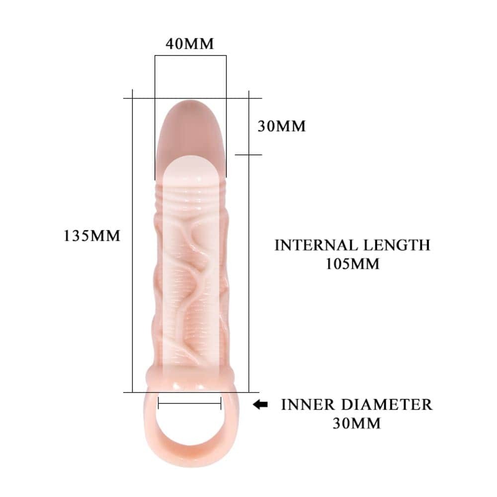 Penis Extended Sleeve Flesh | ViPstore.hu - Erotika webáruház #7 - EAN 6959532333510 | SKU DEBRA01250