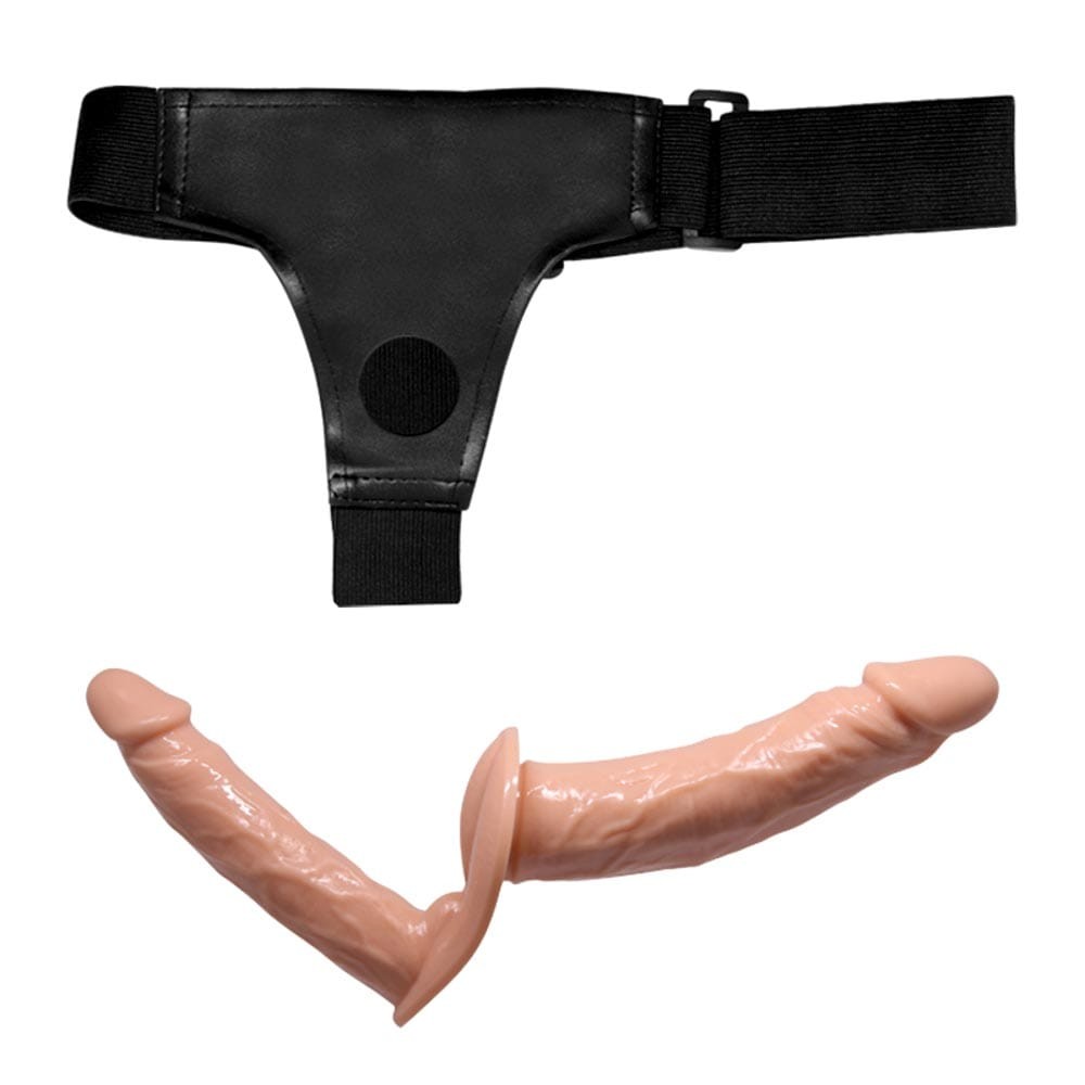 Wearable Harness Strap on Double Ended Realistic Dildo | ViPstore.hu - Erotika webáruház #3 - EAN 6959532327366 | SKU DEBRA01544