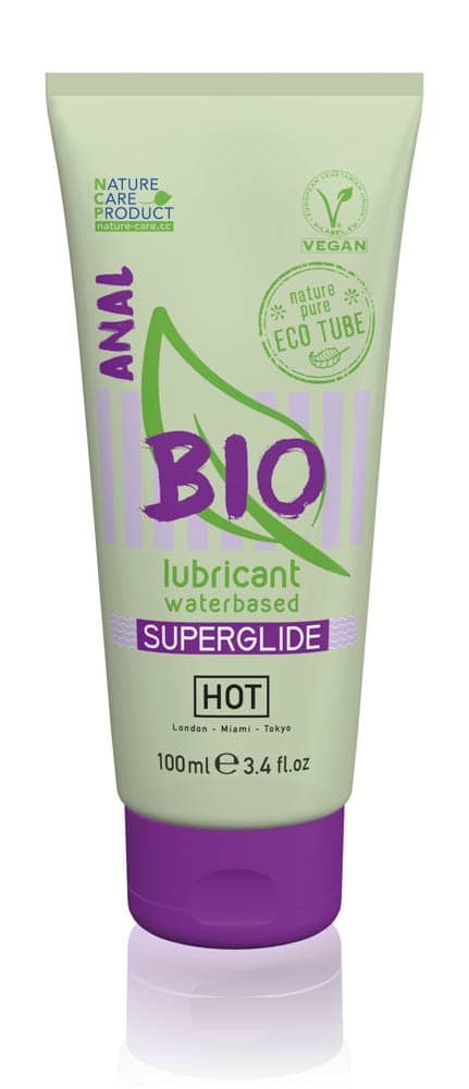 HOT BIO lubricant waterbased Superglide Anal 100 ml | ViPstore.hu - Erotika webáruház #1 - EAN 4042342004700 | SKU HOT0044181