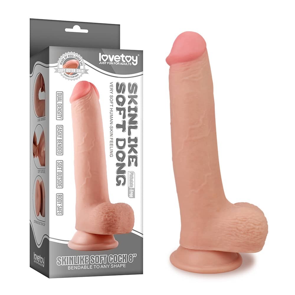 8" Skinlike Soft Dong | ViPstore.hu - Erotika webáruház #1 - EAN 6970260906142 | SKU LVTOY00286