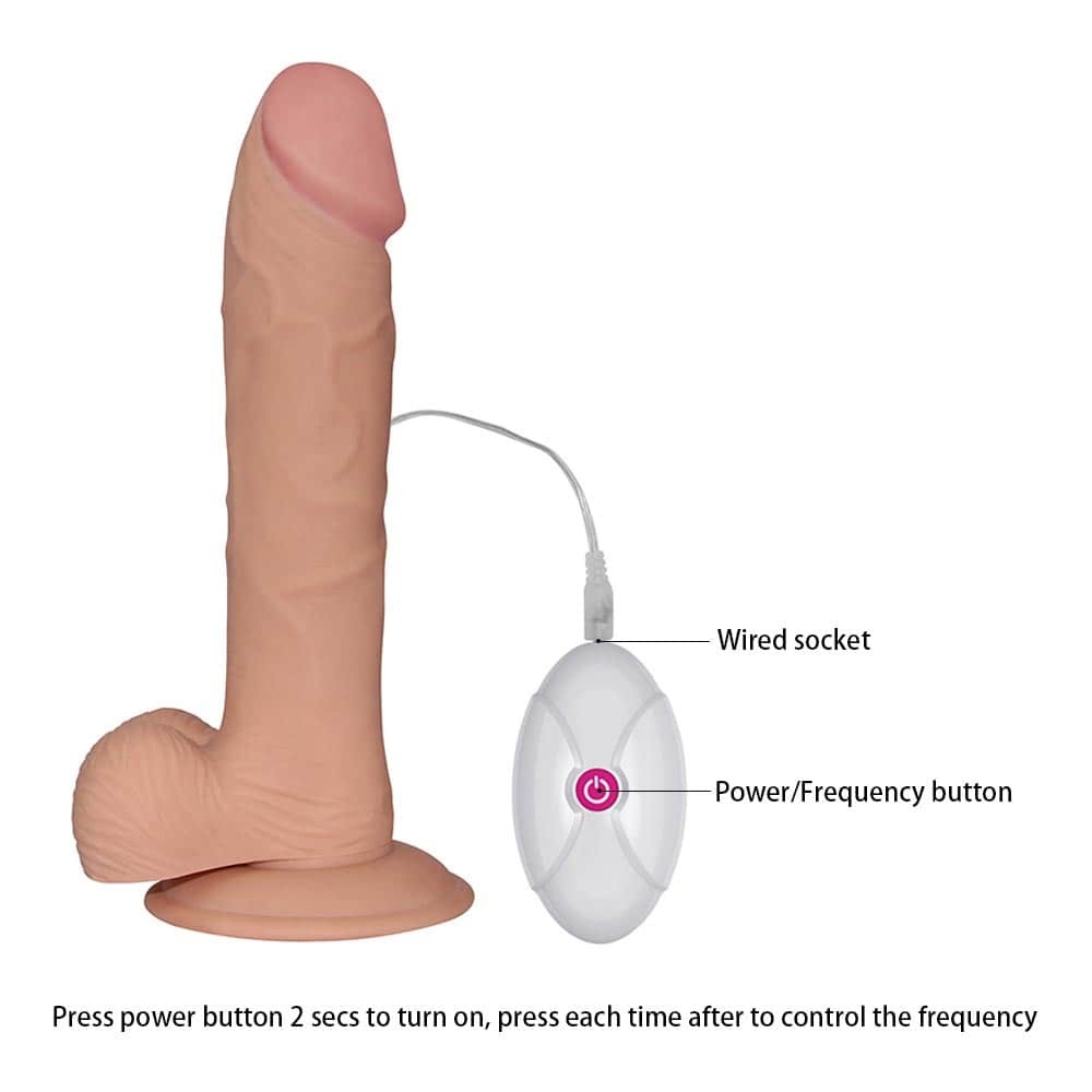 9" The Ultra Soft Dude - Vibrating Flesh | ViPstore.hu - Erotika webáruház #6 - EAN 6970260900294 | SKU LVTOY00375