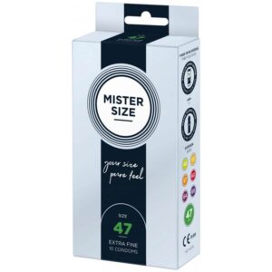 MISTER SIZE 47 mm Condoms 10 pieces | ViPstore.hu - Erotika webáruház #1 - EAN 4260605480027 | SKU MISTER4710